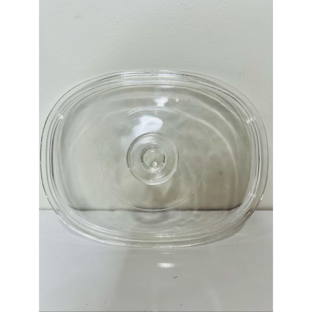 Pyrex F-12-C Clear Oval Large Casserole Dish Lid